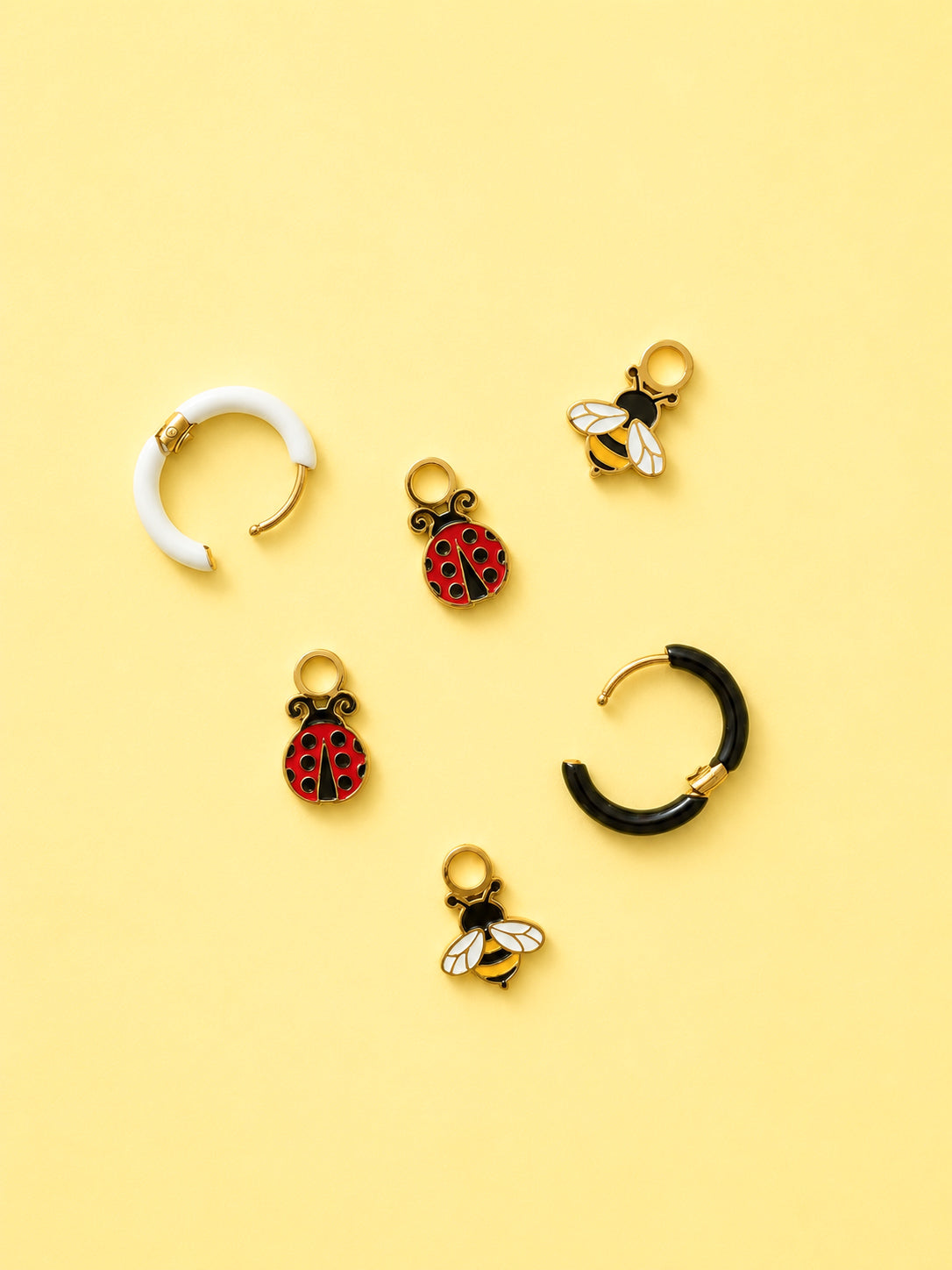 Honey Bee Huggie Charms