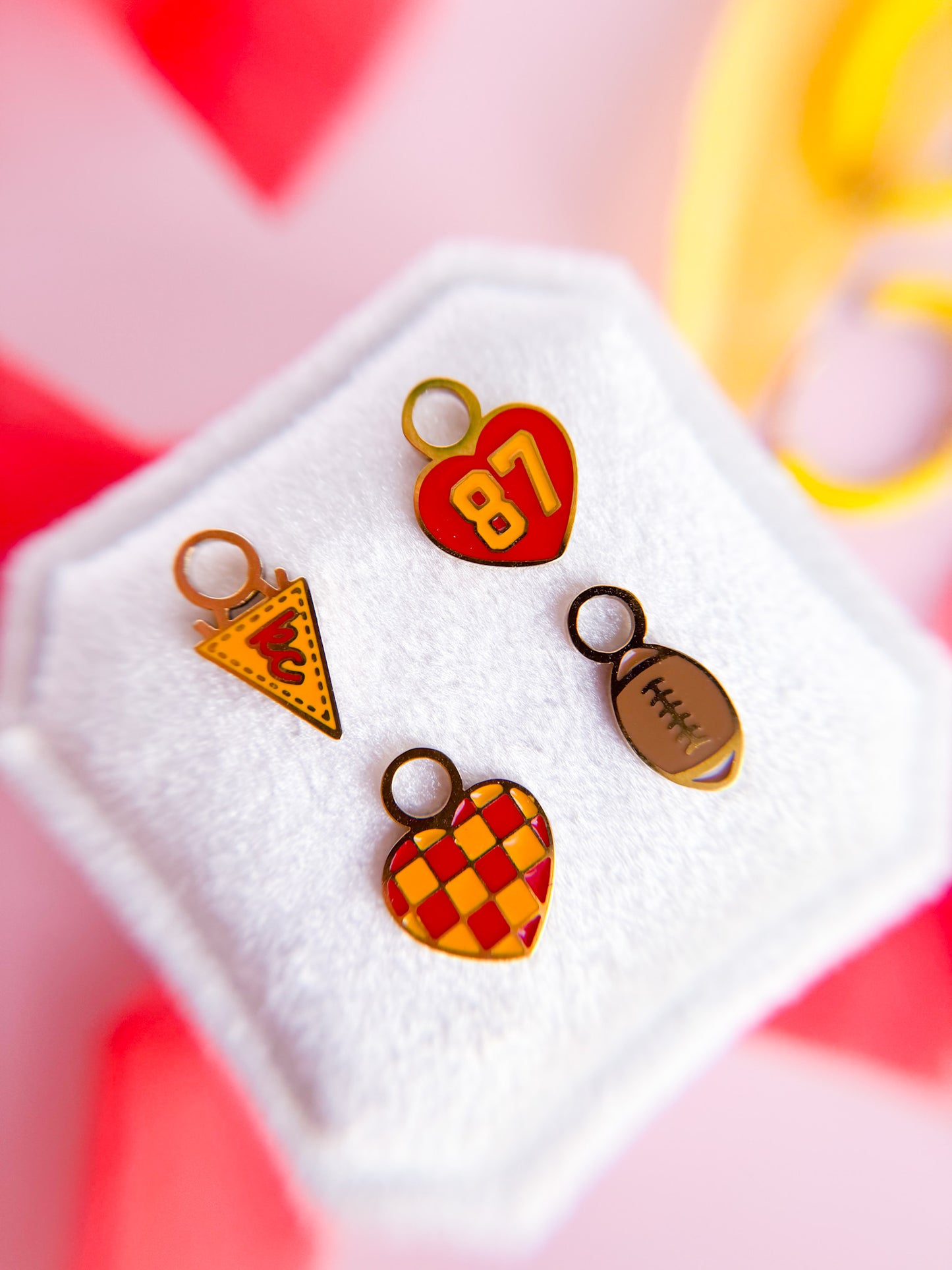 KC Pennant Huggie Charms