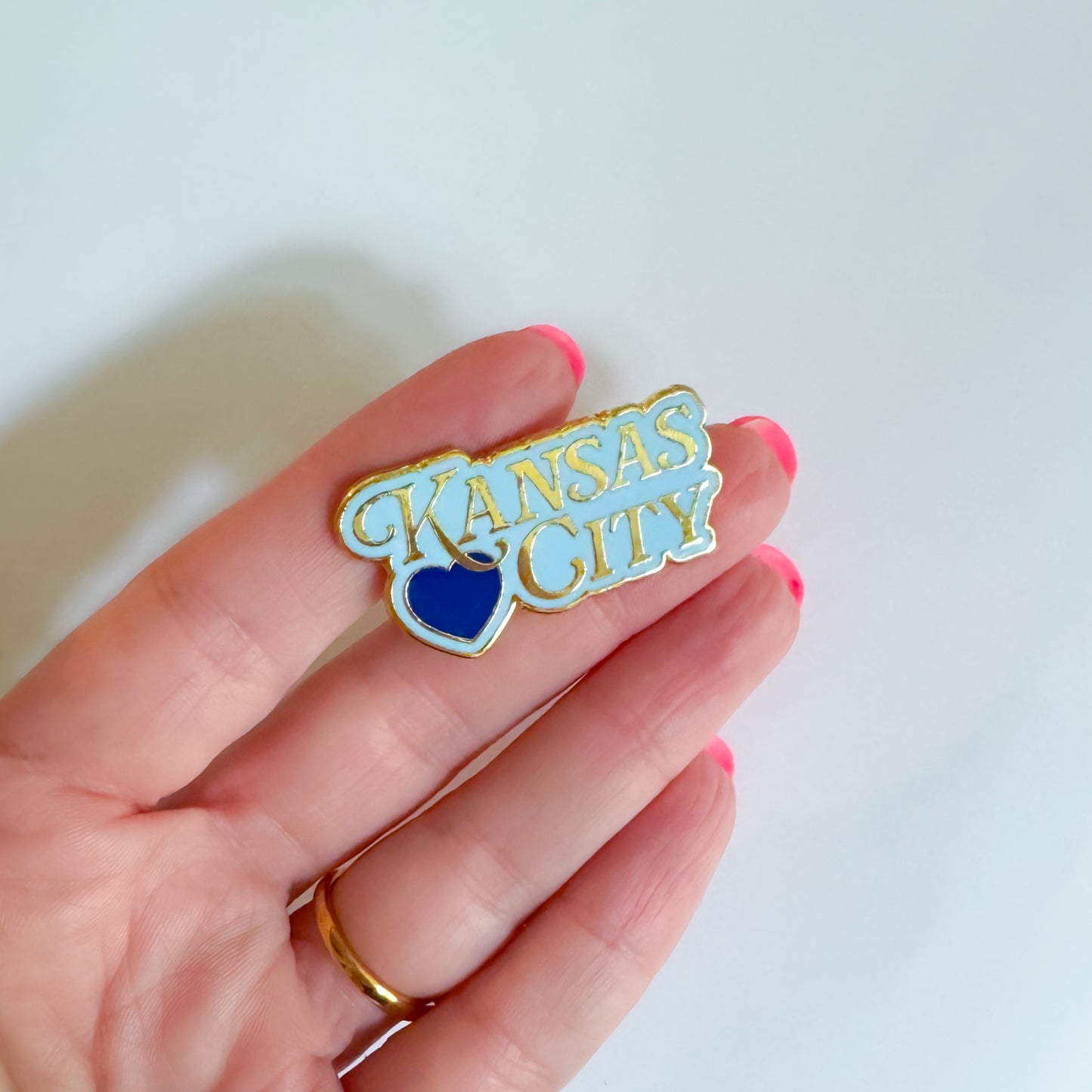 Kansas City Pins - Blue & Gold