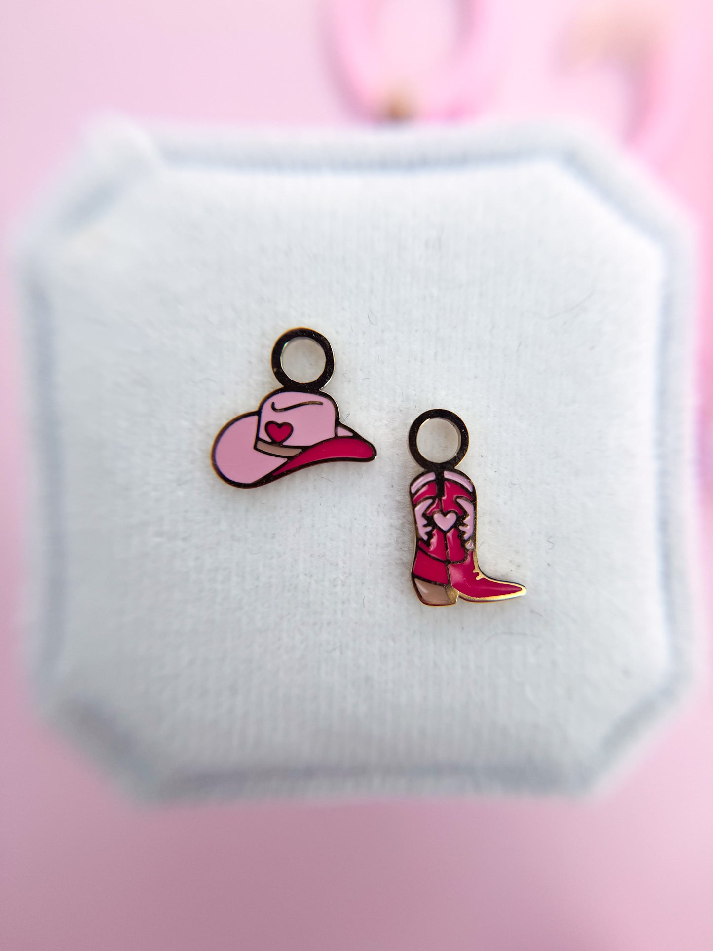 Disco Cowgirl Huggie Charms