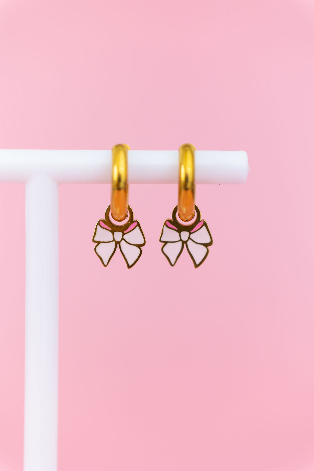 Bow Huggie Charms