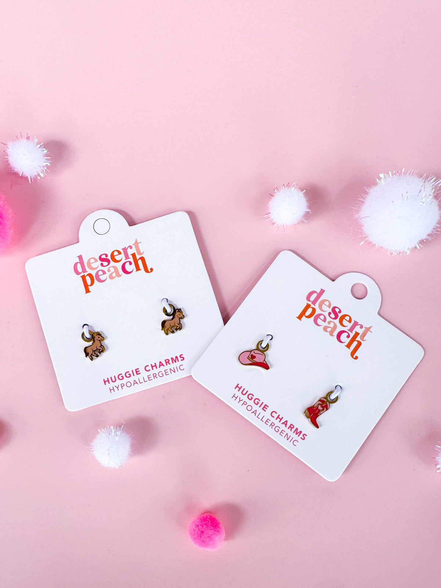 Disco Cowgirl Huggie Charms