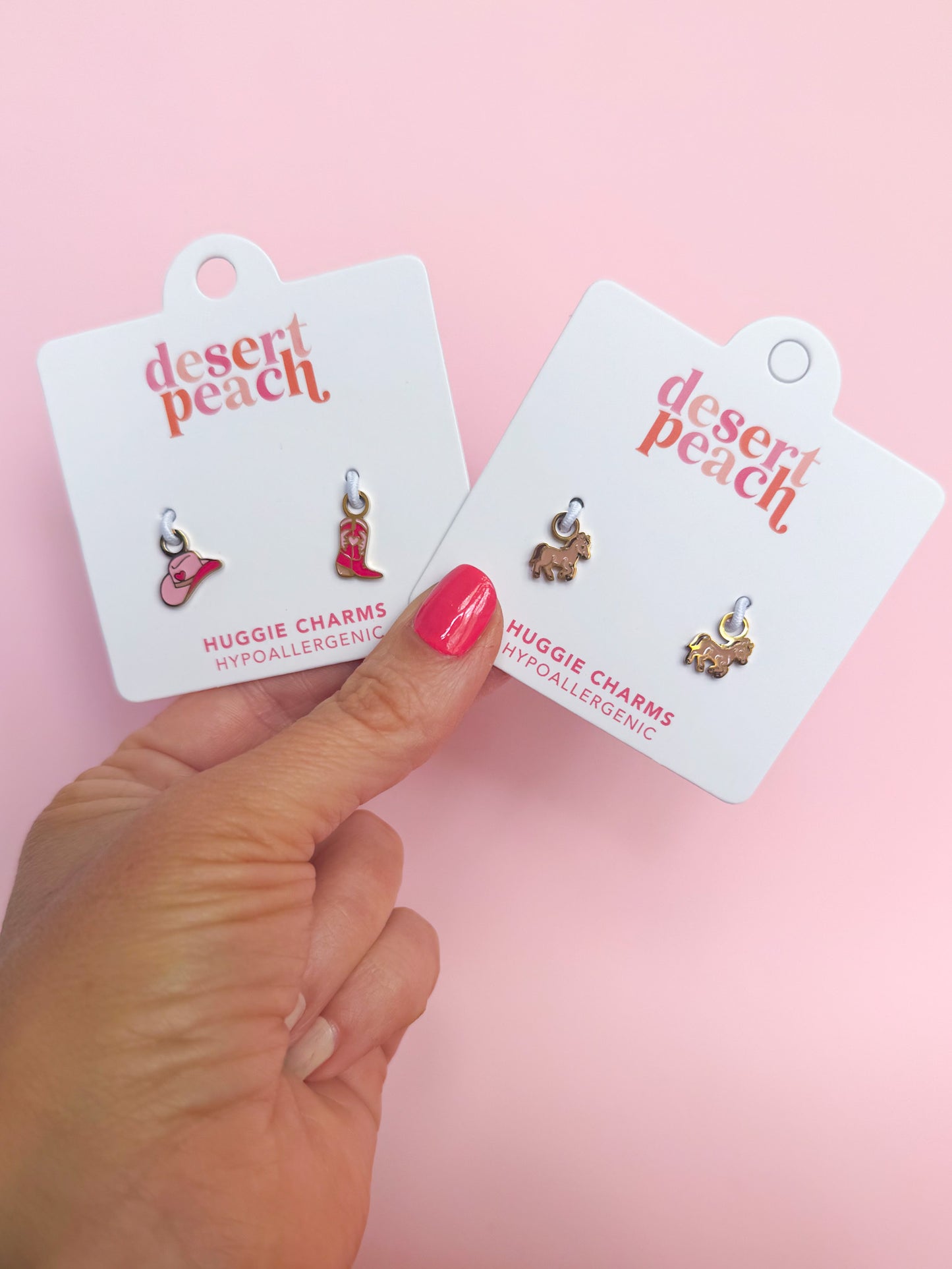 Disco Cowgirl Huggie Charms