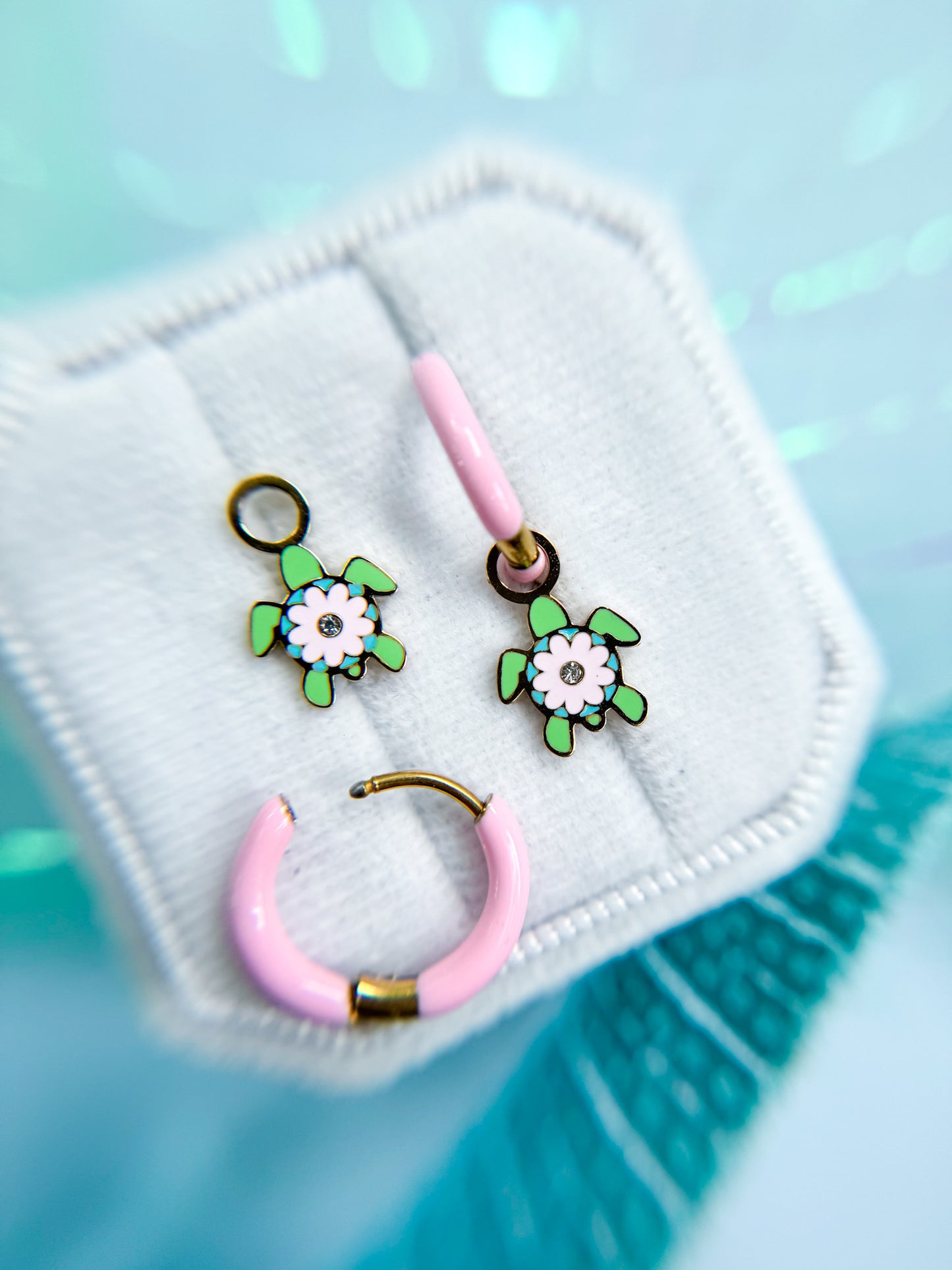 Sea Turtle Huggie Charms