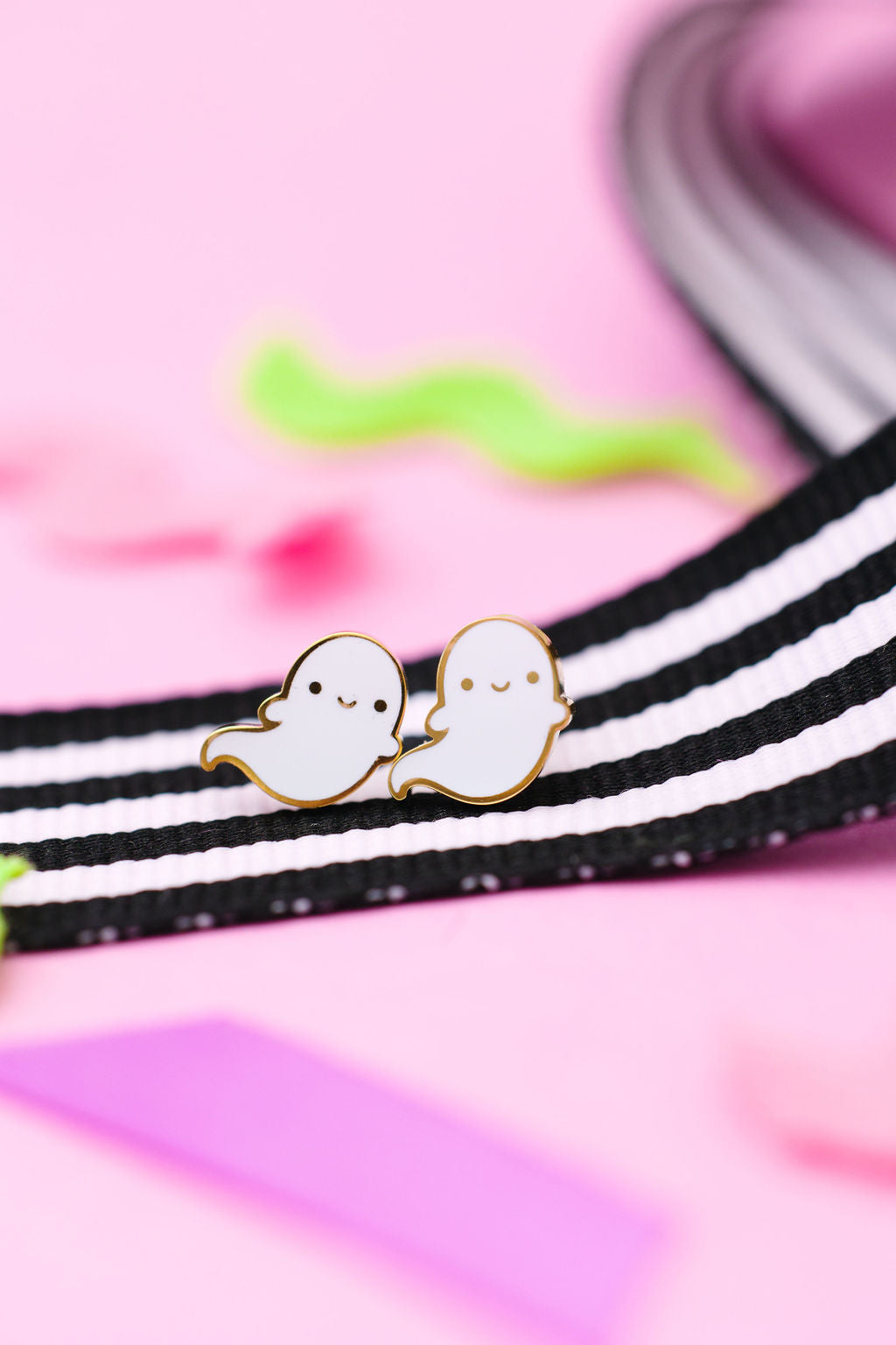 Ghost Stud Earrings