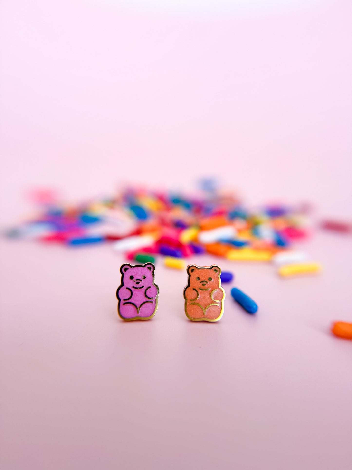 Gummy Bear Stud Earrings