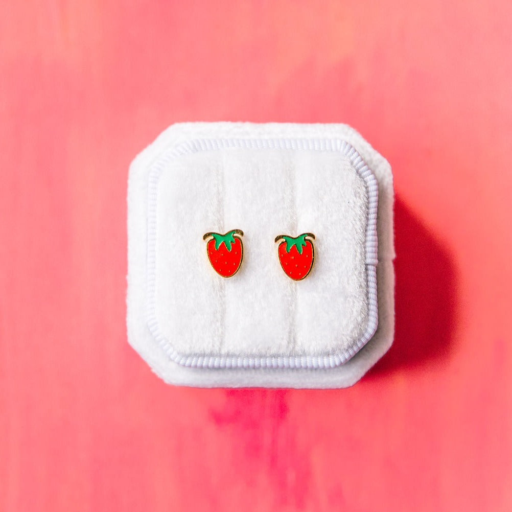 Strawberry Stud Earrings