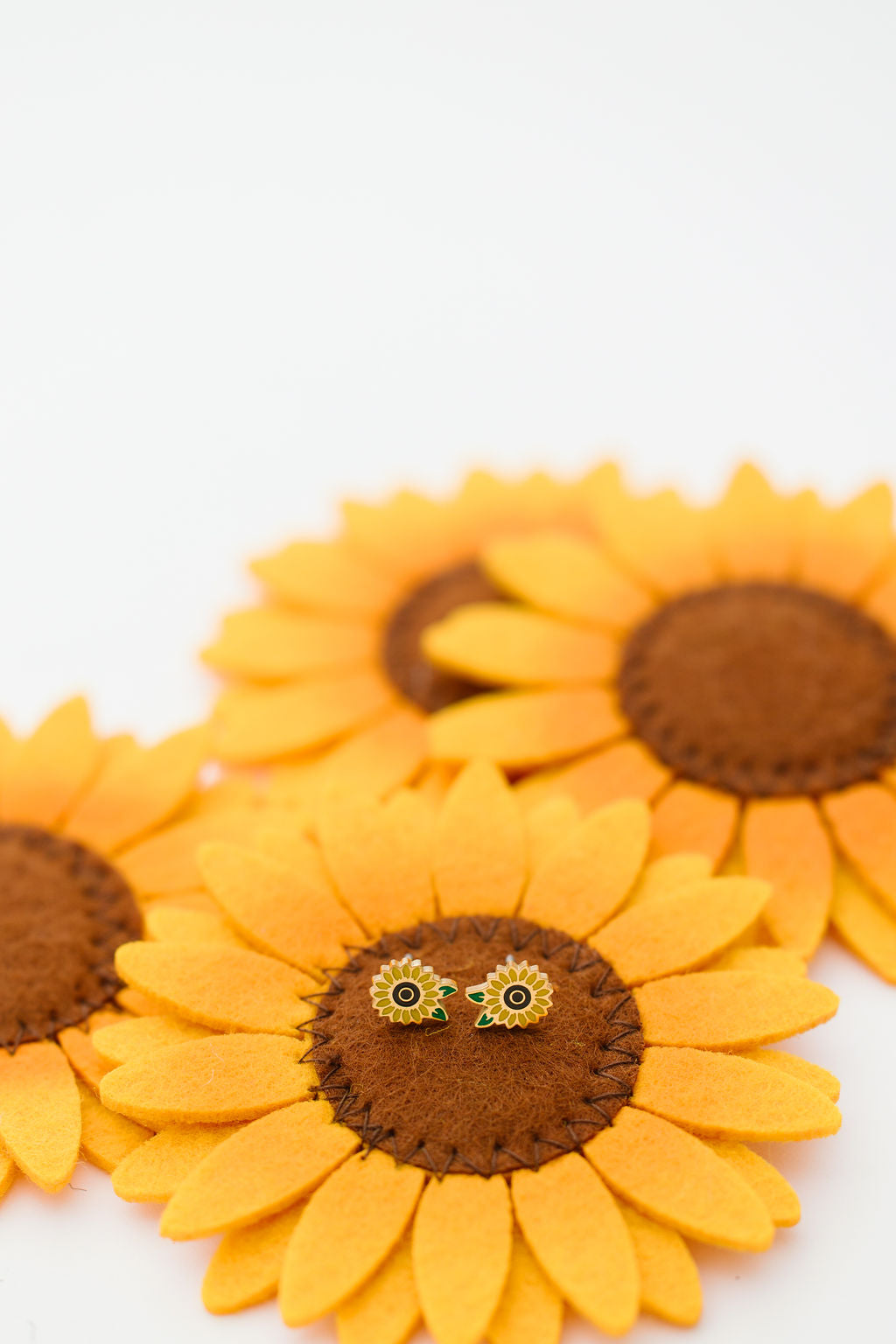 Sunflower Stud Earrings