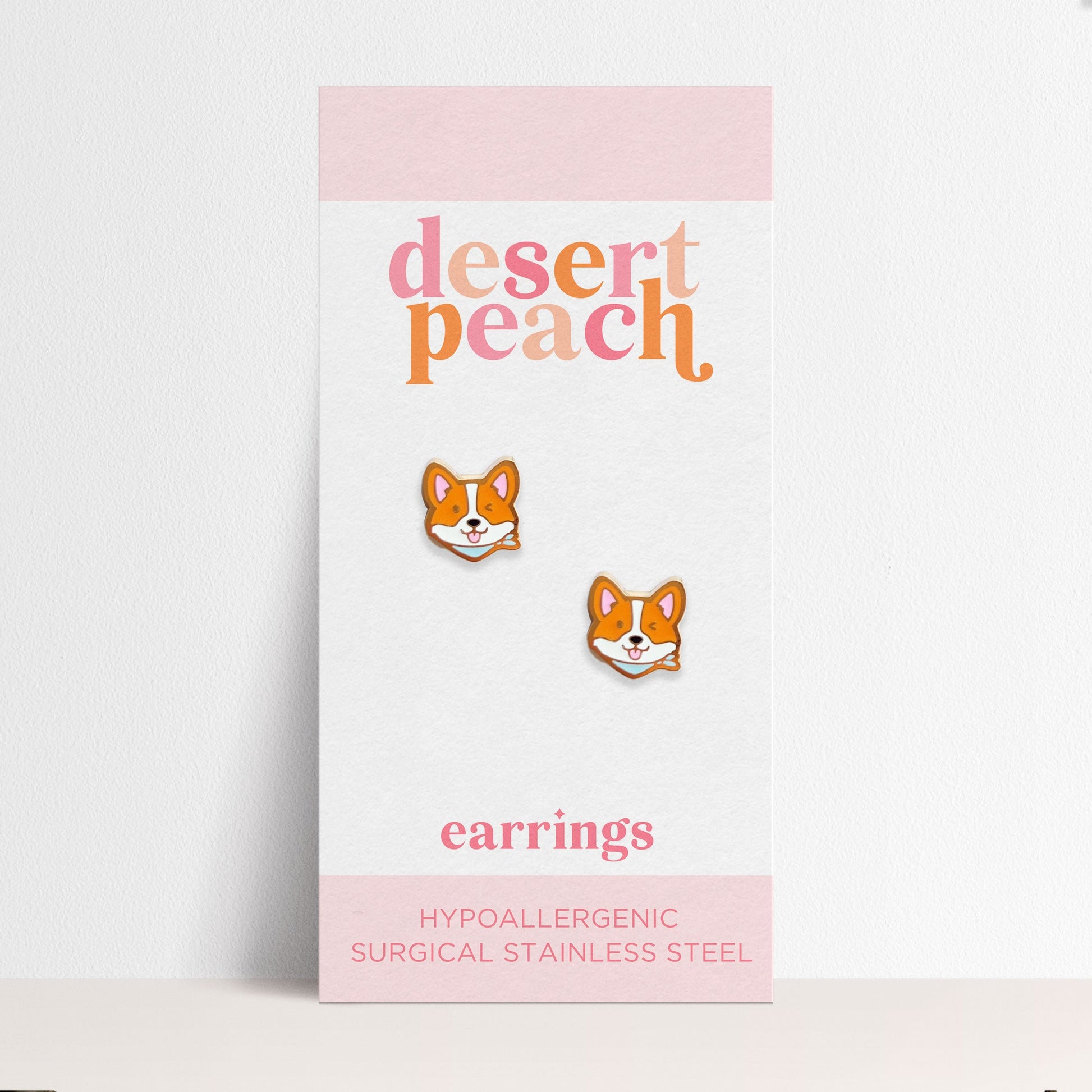 Corgi Stud Earrings