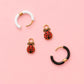 Ladybug Huggie Charms