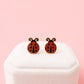Ladybug Stud Earrings