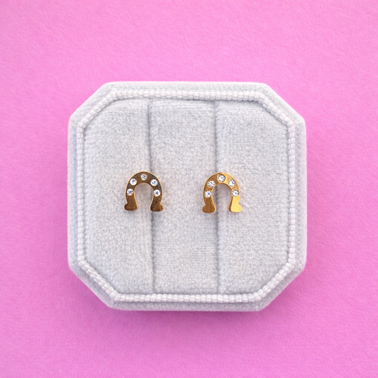 Horseshoe Stud Earrings