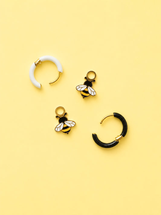 Honey Bee Huggie Charms