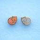 Tabby Cat Stud Earrings