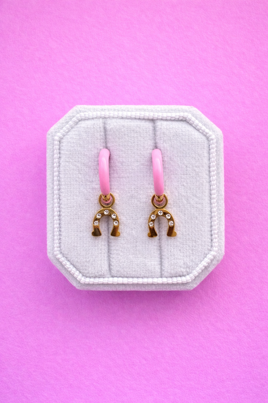 Horseshoe Huggie Charms