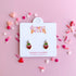 Chocolate covered strawberry huggie charms