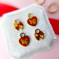 KC Heart Huggie Charms