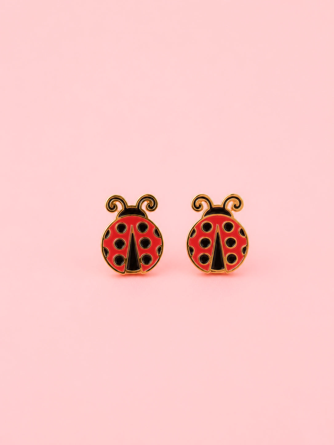 Ladybug Stud Earrings