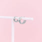 Silver Huggie Hoops
