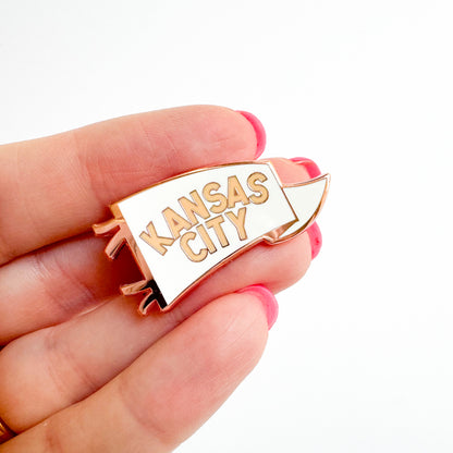 Kansas City Rose Gold Pins