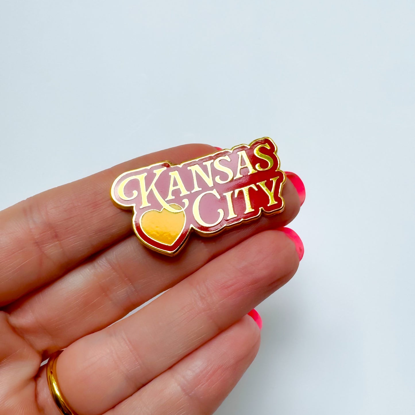 Kansas City Pins - Red & Yellow