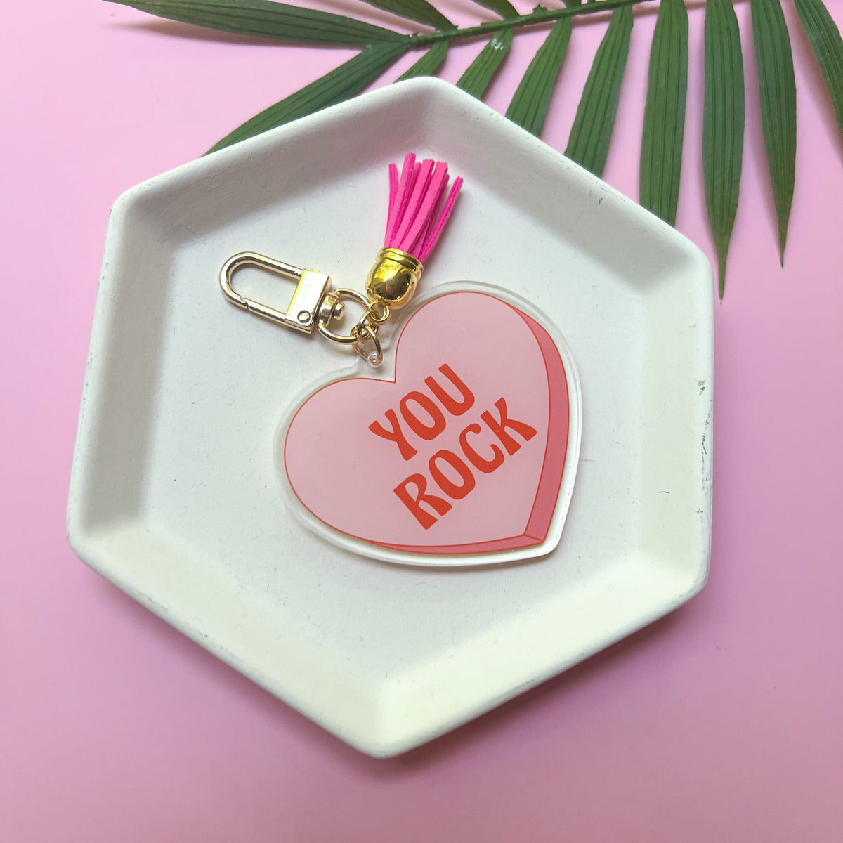 You Rock acrylic keychain