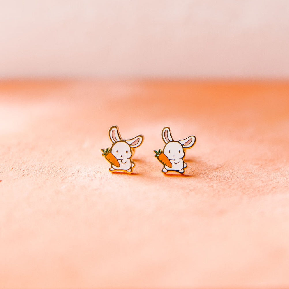 Easter Bunny Stud Earrings