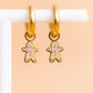 Gingerbread Huggie Charms