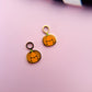 Pumpkin Huggie Charms