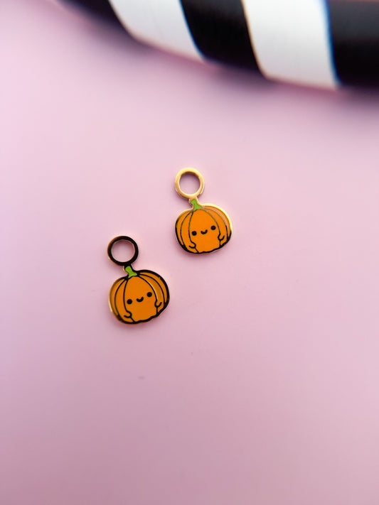 Pumpkin Huggie Charms