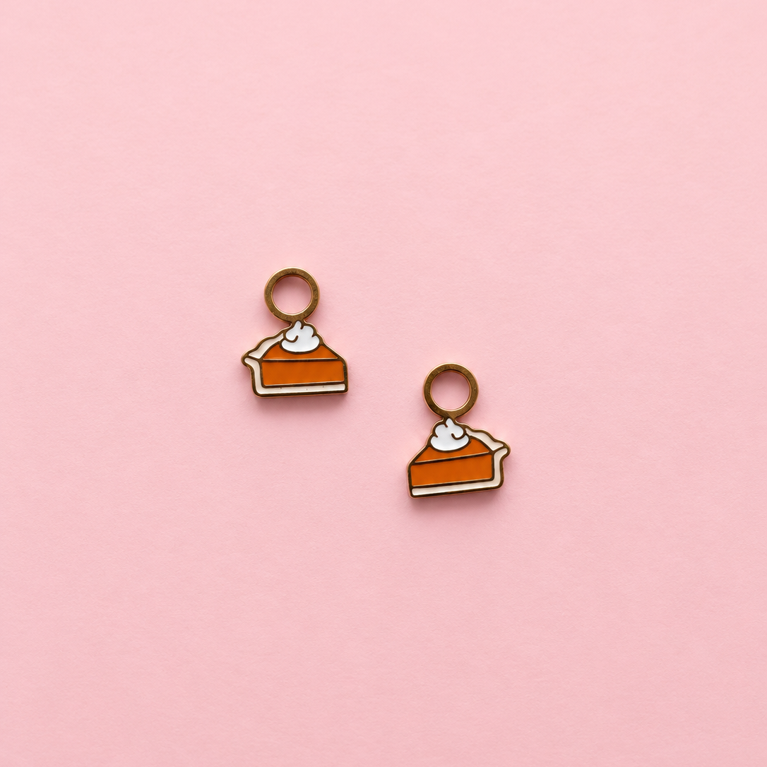 Pumpkin Pie Huggie Charms