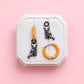 Glow-in-the-Dark Skeleton Kitties Huggie Charms