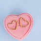 Heart Huggie Hoops