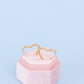 Heart Huggie Hoops