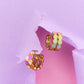 Heart Chunky Huggie Hoops