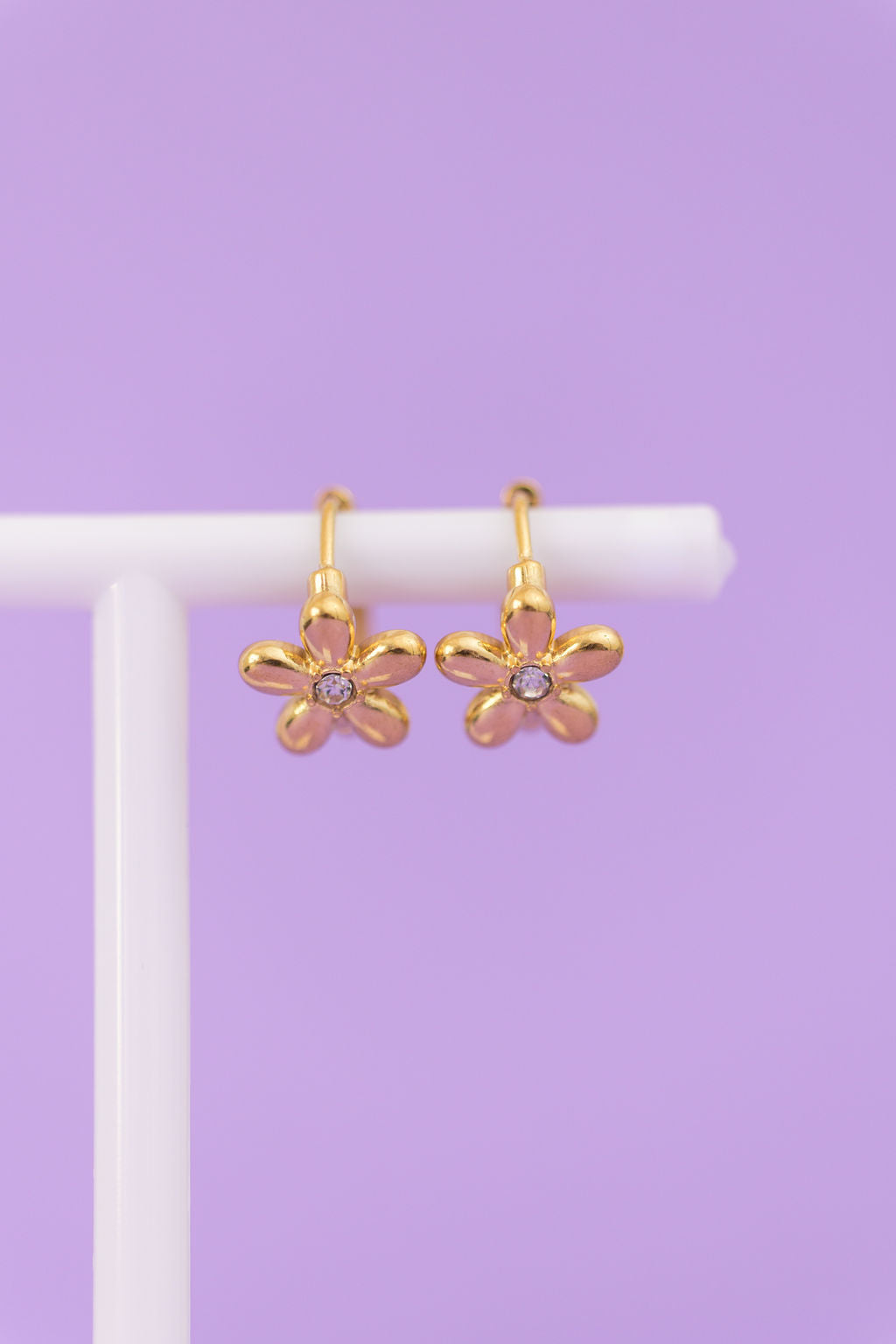 Bloom Huggie Hoops