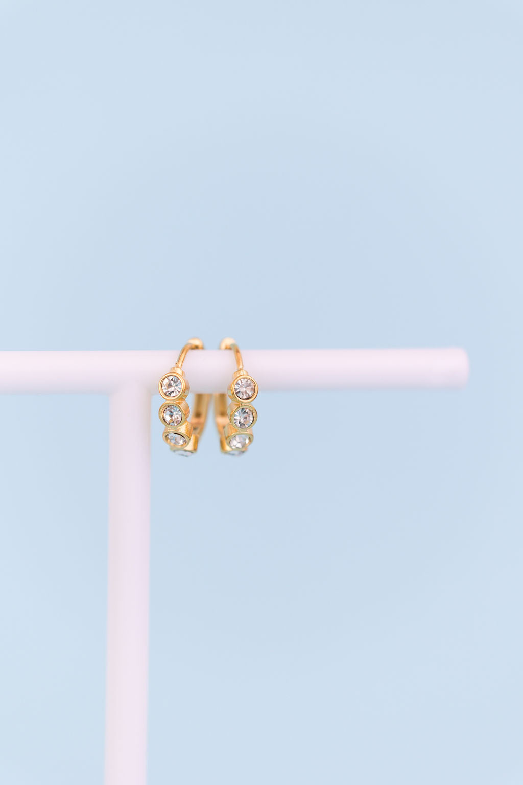 Dewdrop Huggie Hoops