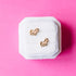 Pair of pony stud earrings