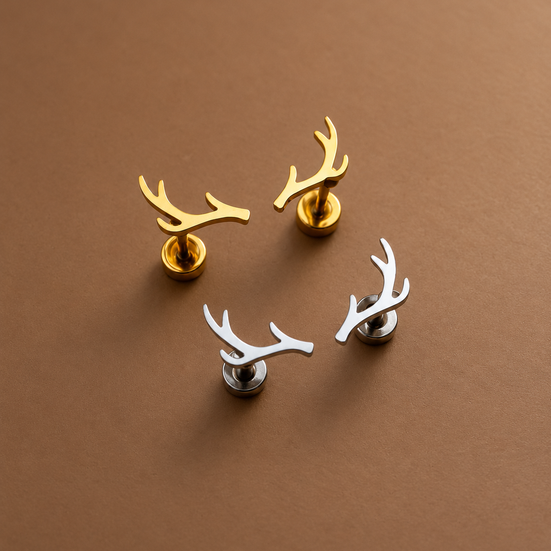 Antler Stud Earrings