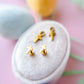 Tiny Cross Stud Earrings