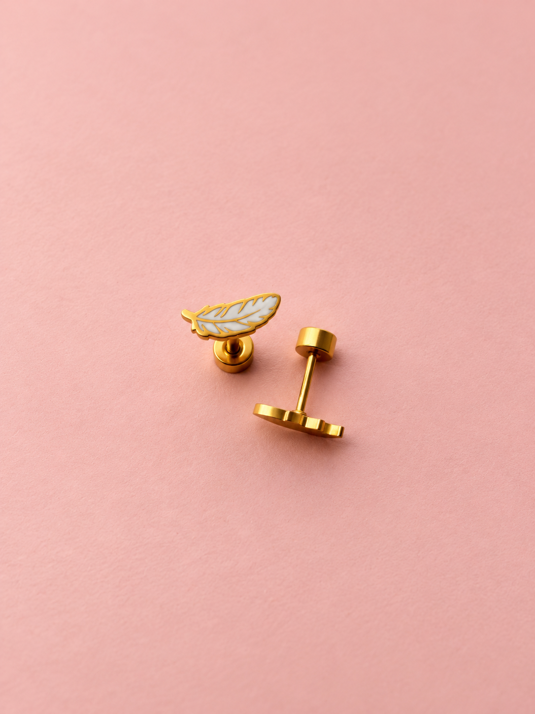 Feather Stud Earrings