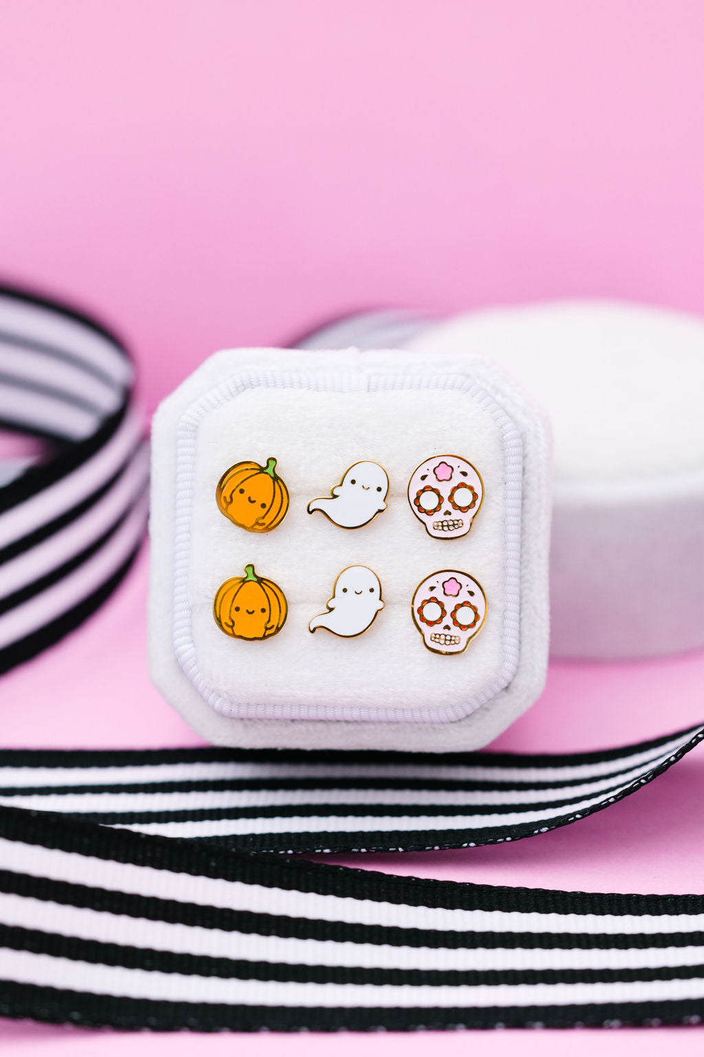 Sugar Skull Stud Earrings