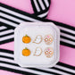 Pumpkin Stud Earrings