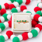 Holiday Holly Stud Earrings