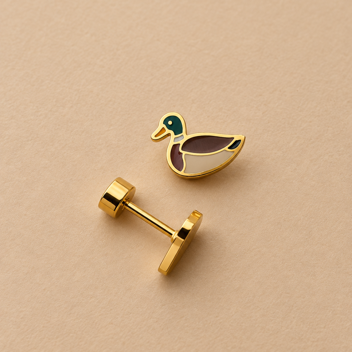 Mallard Stud Earrings