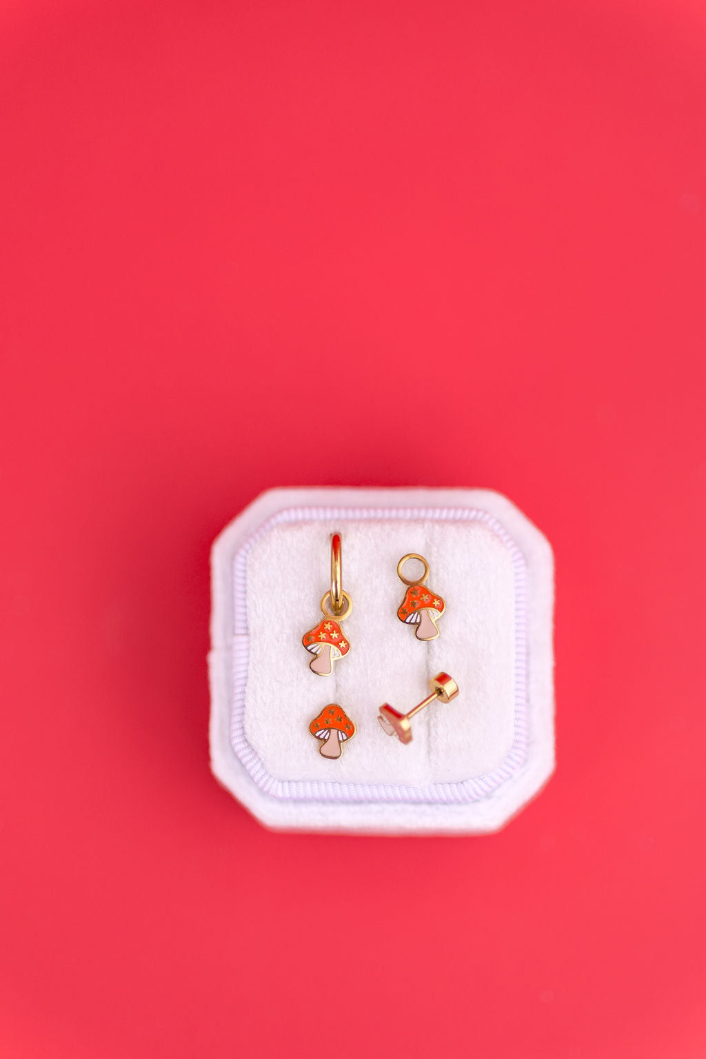 Mushroom Stud Earrings