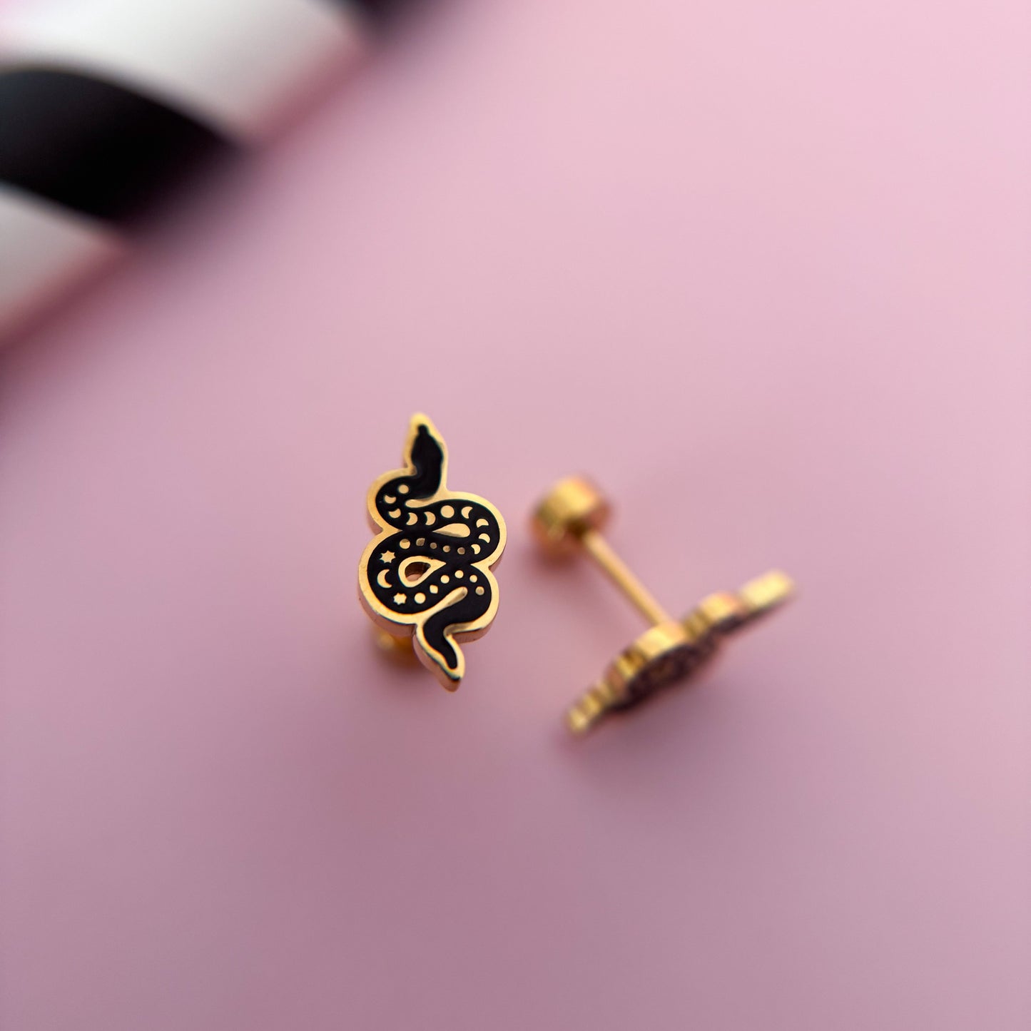 Mystic Snake Stud Earrings