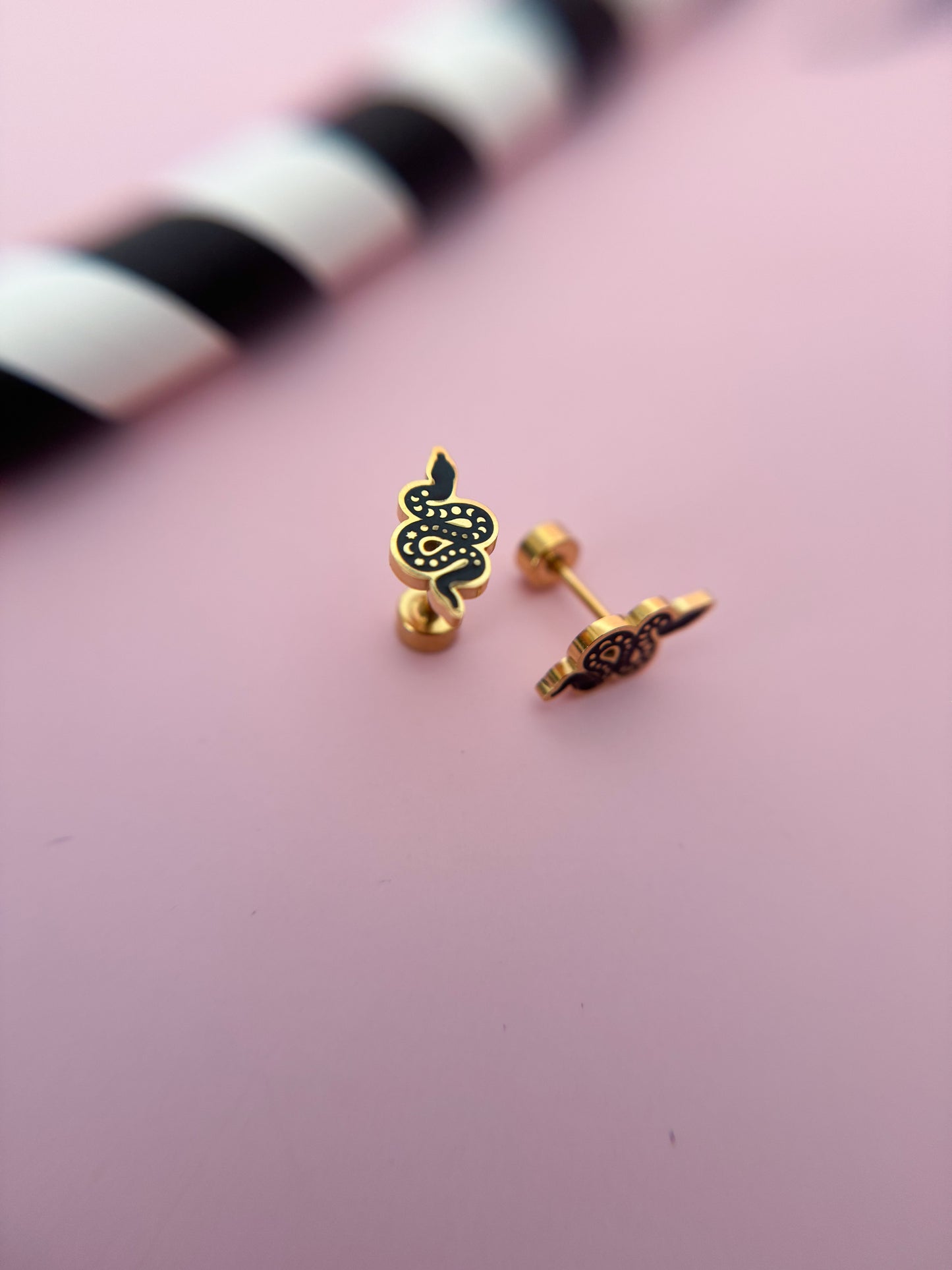 Mystic Snake Stud Earrings