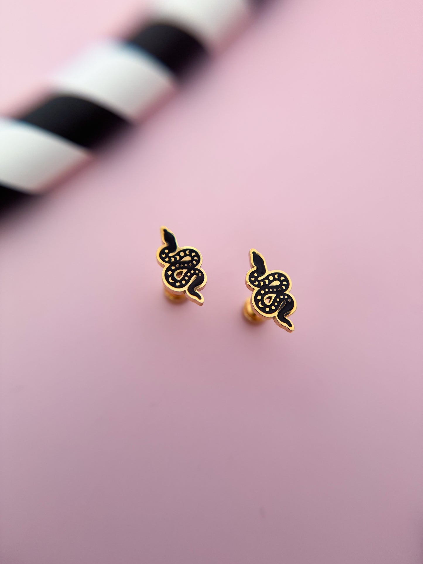 Mystic Snake Stud Earrings