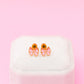 Pink Bow Stud Earrings